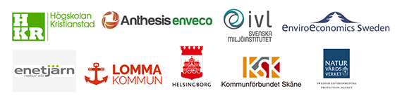 Logotyper för MuniComps projektpartners