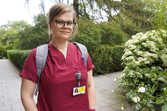 Distriktssköterskan Moa Esse