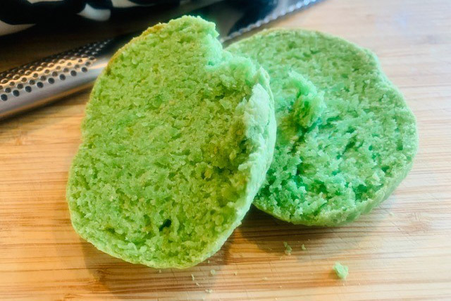 Grönt bröd.