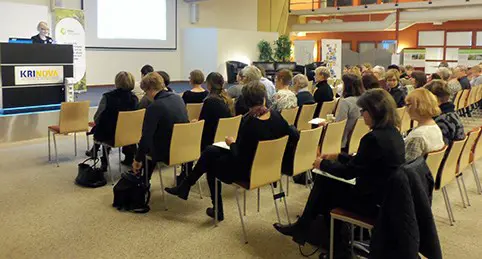 Runt 80 deltagare närvarade på konferensen som hölls på Krinova.