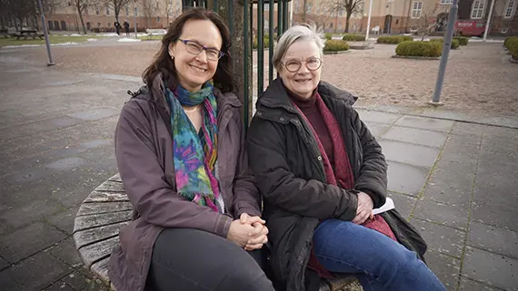 Pernilla Garmy och Anita Bengtsson Tops.