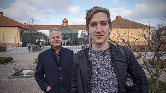 Christoffer Larsson var en av pionjärerna som konsult för Kristianstad Akademi. Projektledare Mats Åhlander ser fram emot att matcha ännu fler studenter med företag som behöver konsulthjälp.
