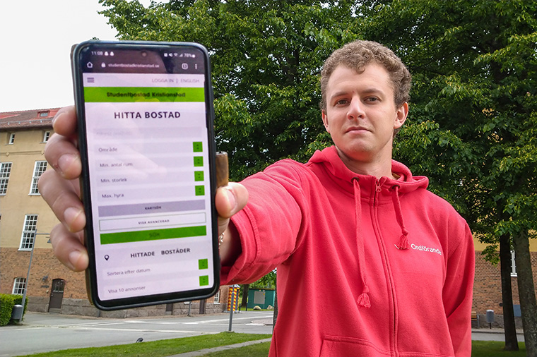 Hugo Diebitsch Antoni, vice ordförande för Kristianstad studentkår.