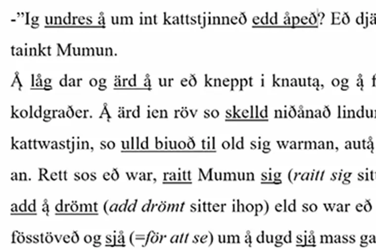 Älvdalska.