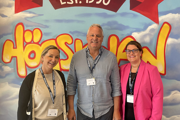 Fredrika Braw, Mats Åhlander och Ella Ekenberg.