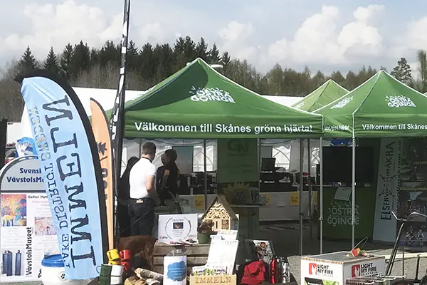 Tält.