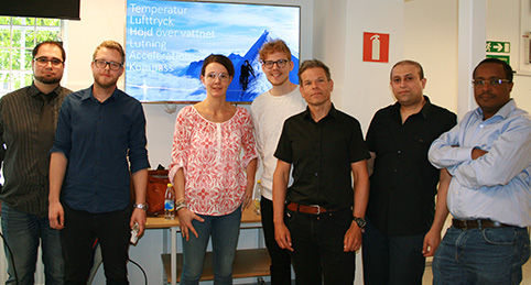 Gruppen bakom Alt113: Mirza Mahmutovic, Christian Bodelsson, Pia Schnorrenberger, Nils Sjöberg, Fredrik Frisk, Haydar Al Attar och Dawit Mengistu.