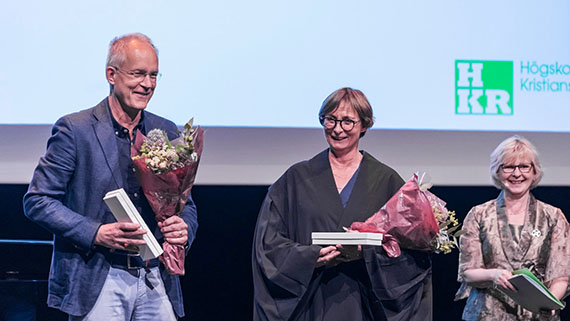 Nit och redlighet, utmärkelsen för lång och trogen tjänst som statligt anställd (30 år) tilldelades i år Andreas Redfors och Eva Schömer.