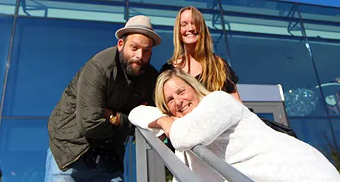 Beppe Singer med Ingemarie och Marie