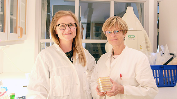 Betty Collin och Stina-Mina Ehn Börjesson.