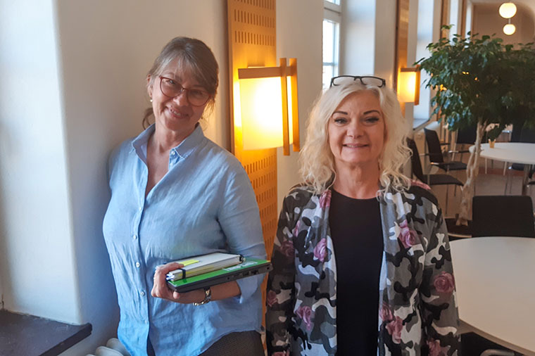 Annette Byström och Catarina Grahm.