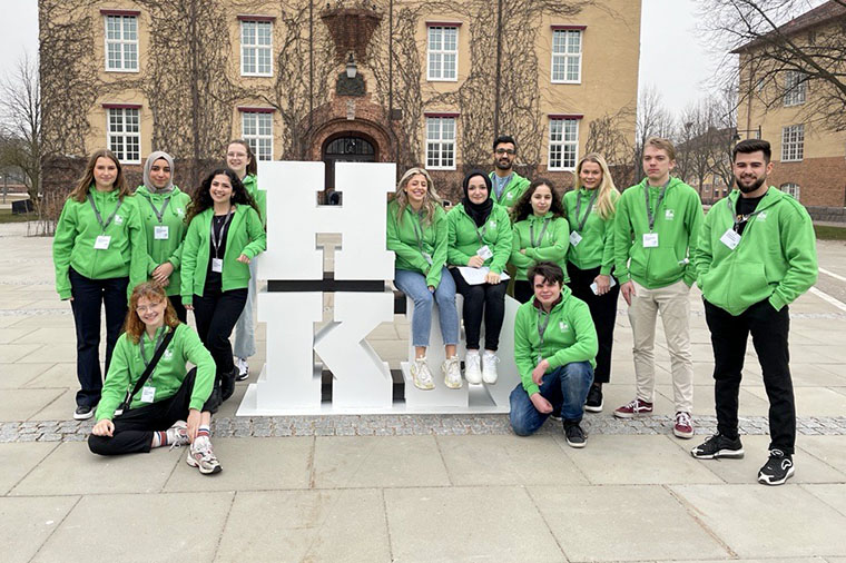 Studentambassadörer vid Högskolan Kristianstad.