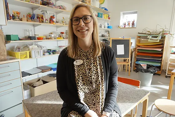 Reneé förskollärarstudent