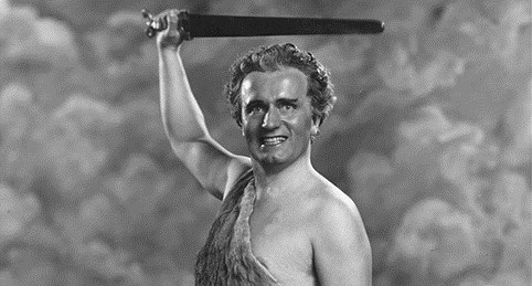 Set Svanholm som våldsamme hjälten Siegfried i Wagners opera med samma namn.