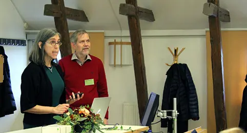 Michéle Mazzocco och Ingemar Holgersson.