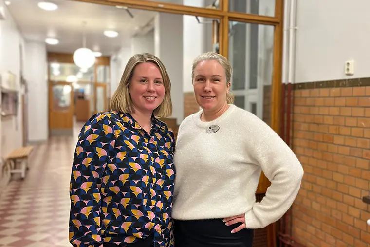 Frida Wrede och Ulrika Åkerberg.