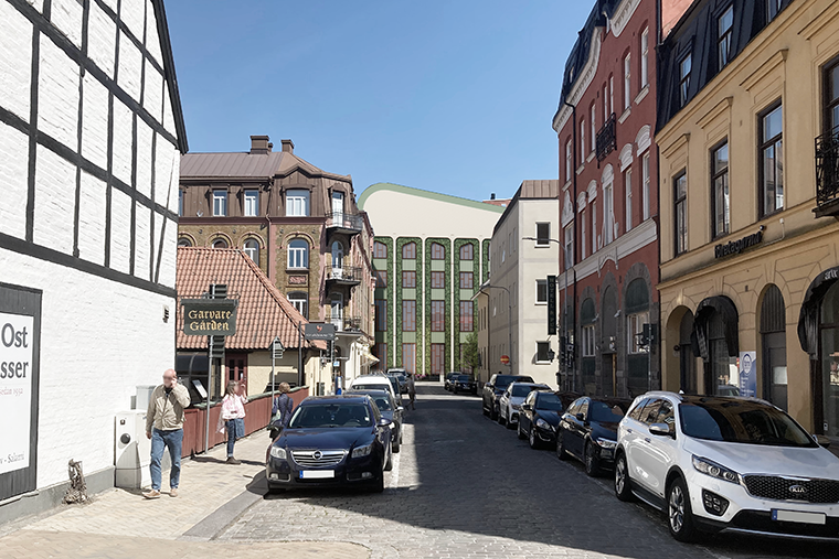 Citycampus på avstånd.