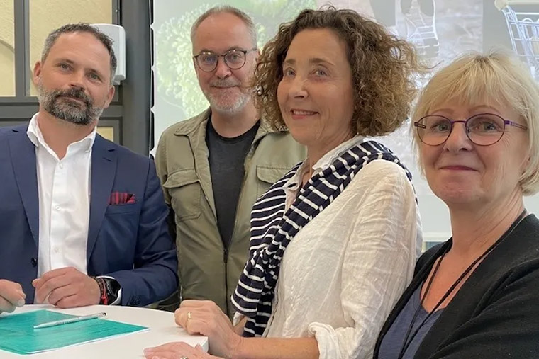 Jens, Albert, Karin och Anna-Karin.