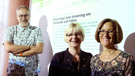  Albert Westergren, Anna-Karin Edberg och Pia Petersson.