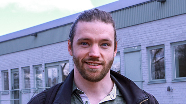 Markus Johansson, KTP-projektledare på Solhaga garden.