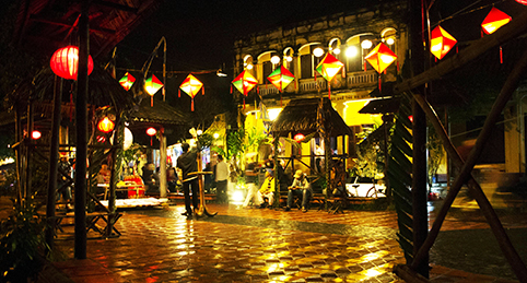 Kvällstid i Hoi An.