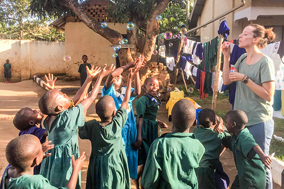 Förskola i Uganda