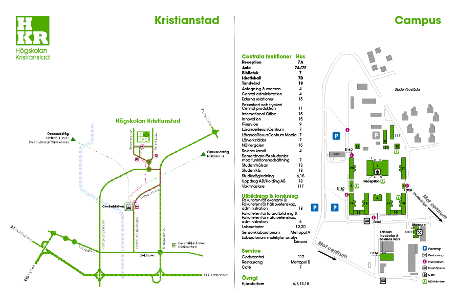 Karta Kristianstad Centrum | Karta