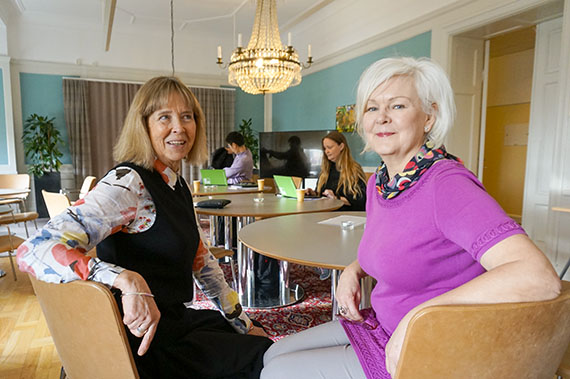 Susanne Thulin, biträdande professor i pedagogik och Ingela Beck, biträdande professor i omvårdnad.