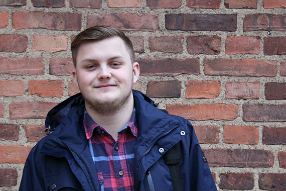 Förskollärarstudenten Gustav Strand