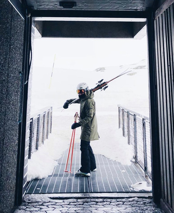 Kort paus i Digital Design-studierna, nu väntar några inspirerande åk på det 1 420 meter höga berget.