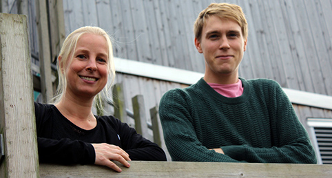 Charlotta Bjurvald och Robert Wetterlöf har studerat O-ringens påverkan på naturen.