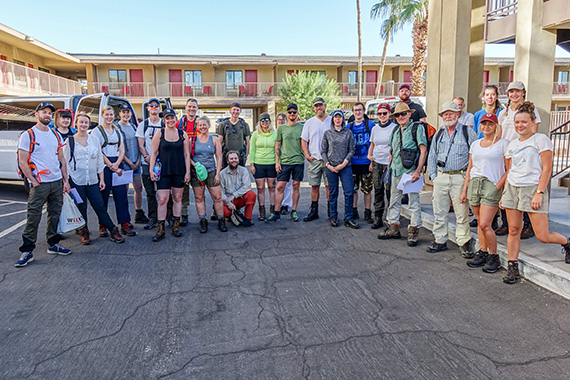 Exkursionens start i ett 30-gradigt Phoenix, Arizona.