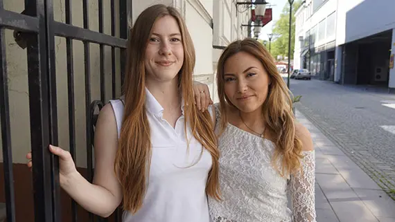Rebecca Florey och Vendela Yllas.