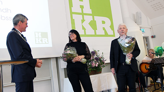 Ingela Jeppsson och Bo Nilsson är två ur kvartetten som belönades för nit och redlighet i statens tjänst.