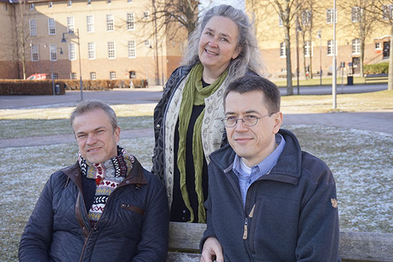 Daniel Einarson, Susanne Bondesson och Örjan Hansson.