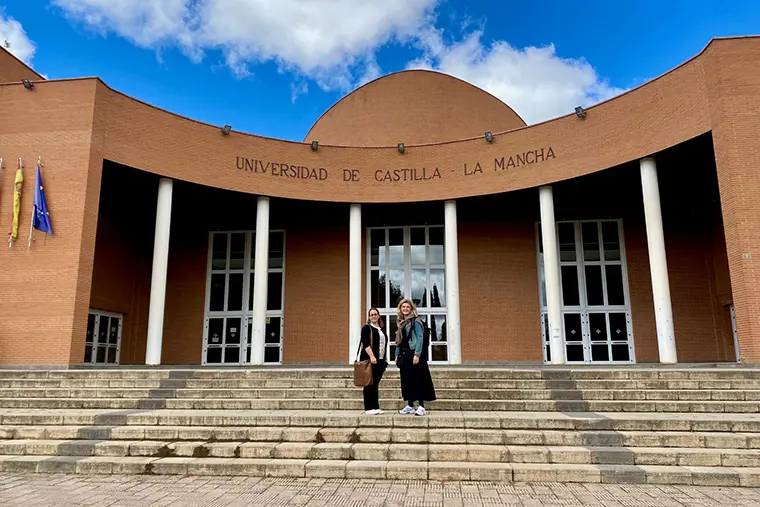 Emma Jynnesj&ouml; and Pia Thornberg at University Castilla-La Mancha