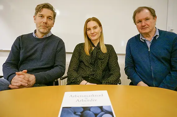 Ulf Ericsson, Elin Ekelund och P&auml;r Pettersson.