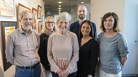 Under måndagens boksläpp på Malmö Högskola medverkade HKR-forskarna Ingemar Holgersson, Helena Sjunnesson, Barbro Bruce, Peter Berry, Linda Plantin Ewe och Catarina Wästerlid.