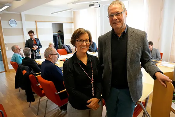 Pia Petersson och Stig &Aring;lund.