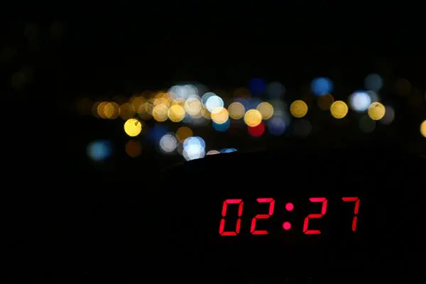 Alarmklocka.