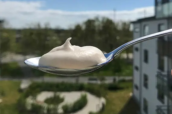 Exotisk frukt, bababdressing