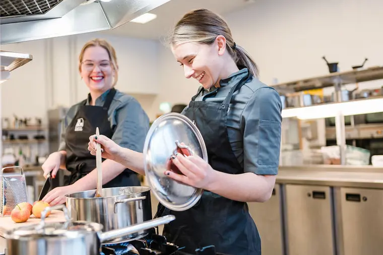 Studenter från Gastronomiprogrammet