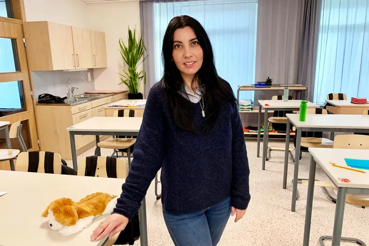 Aldijana Buljubasic jobbar som lärare.