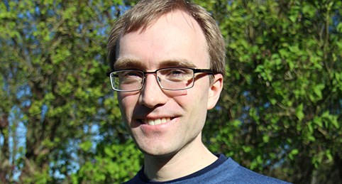 Andreas på bild