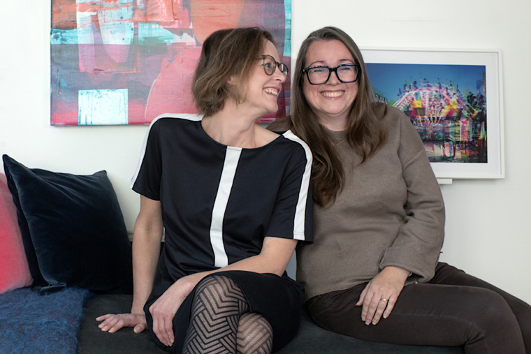 Maria Ås och Tanya Dauksz Kindblad