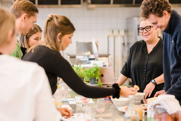 Gastronomistudenter.