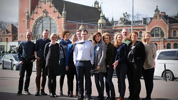 Kick-Off möte av MORPHEUS i Gdansk 14-15 Mars 2017. Erland Björklund och Ola Svahn längst till vänster i bild.