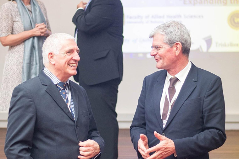 Rektor Håkan Pihl har följt nEUROcare genom åren och deltog också vid konferensen i Colombo. ”Självklart blir man stolt över att representera högskolan vid sådana tillfällen”, säger han.