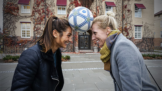 Lisa Klinga och Sandra Adolfsson.