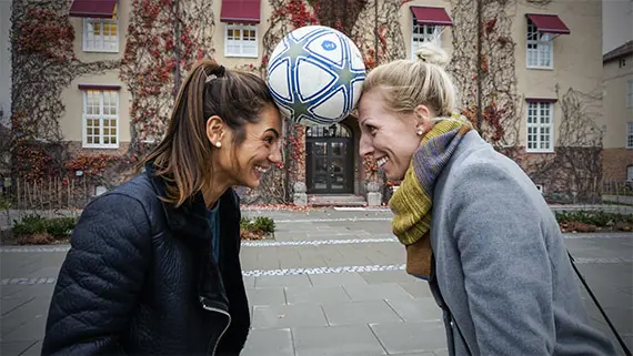 Lisa Klinga och Sandra Adolfsson.